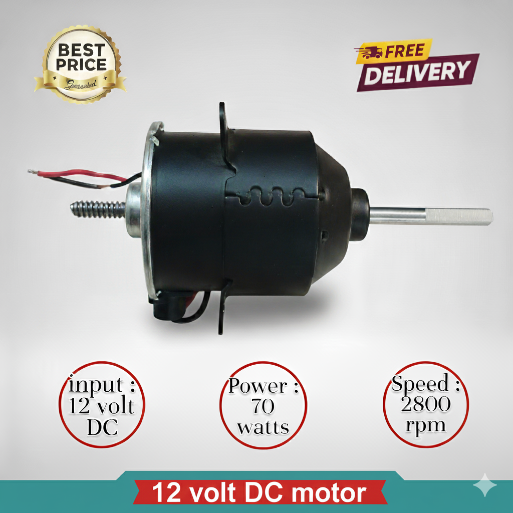 High Speed 12 volt DC Baleno Motor |2800–3000 RPM