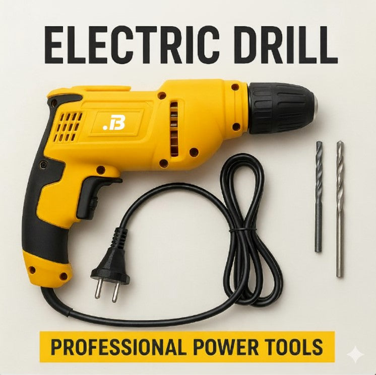 Professional Drill Machine 10mm Chuck + 1 free Bid | 2600 RPM | 100% Copper Motor