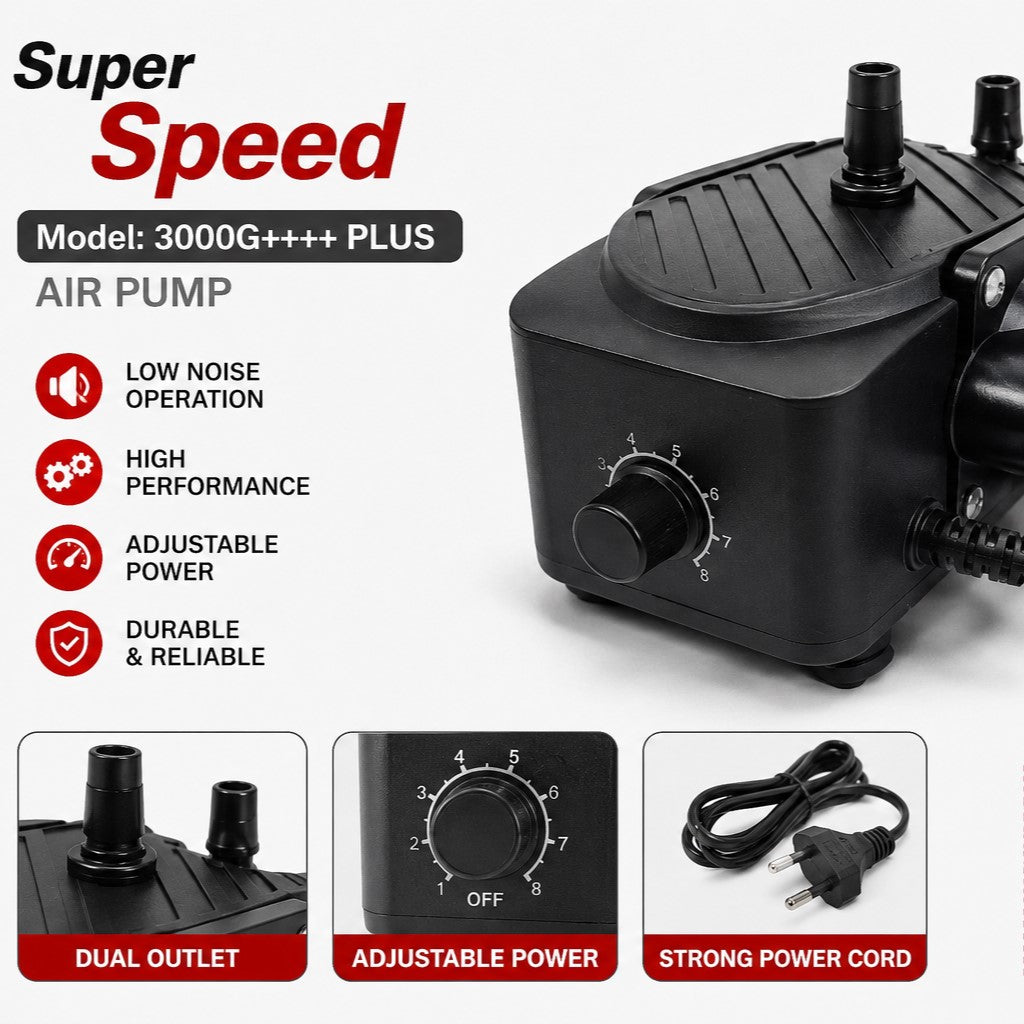 Super-Speed Air & Gas Compressor | LPG Air Pressure Booster Pump for Stoves & Burners