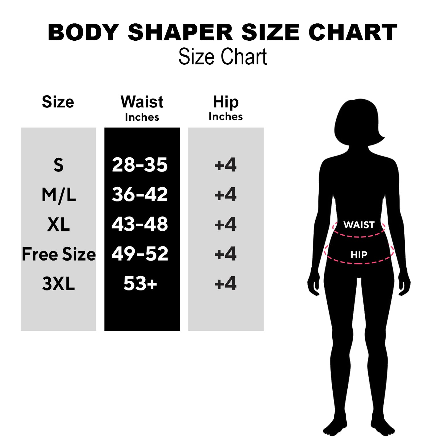 Lower Body Shaper for Women | Tummy and Hips Shaper